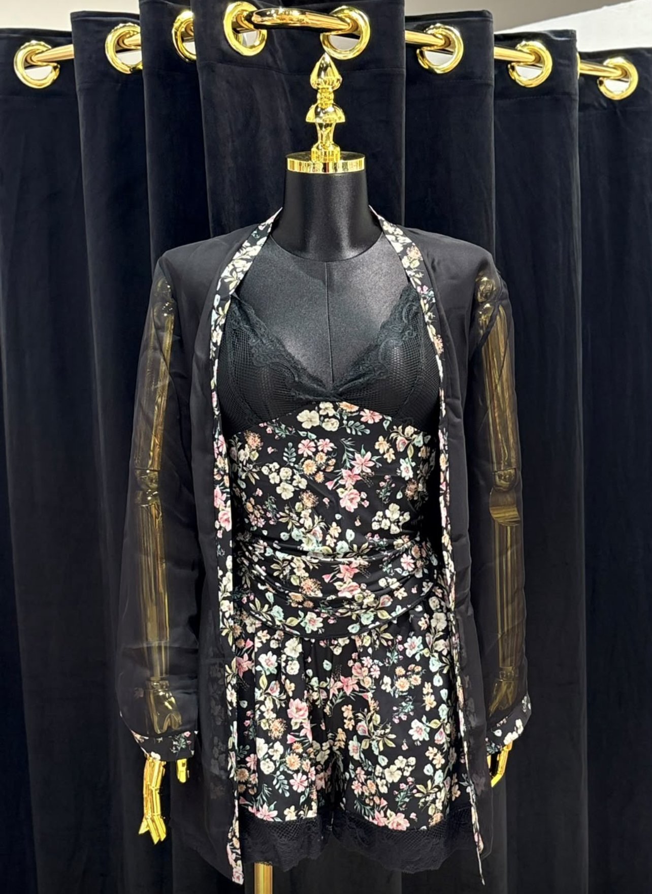 Midnight Floral Trio